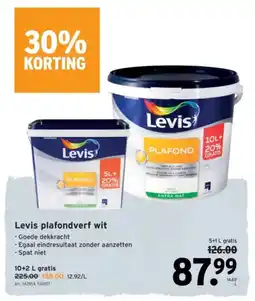 GAMMA Levis plafondverf wit aanbieding