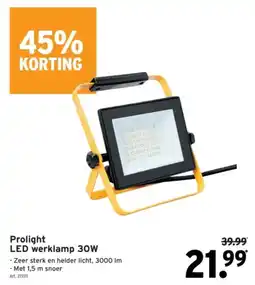GAMMA Prolight LED werklamp aanbieding