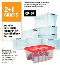 GAMMA Kerstballenbox met deksel aanbieding