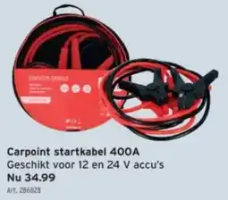 GAMMA Carpoint startkabel 400A Geschikt voor 12 en 24 V accu's Nu 34.99 aanbieding
