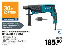 GAMMA Makita combiboorhamer HR2630X7 800W aanbieding