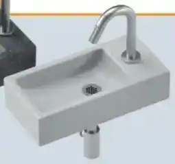 GAMMA Atlantic fonteinset Billy greige kraangat rechts aanbieding