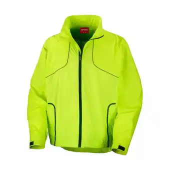 Decathlon Unisex volwassen fietsjack (Neon Lime) aanbieding