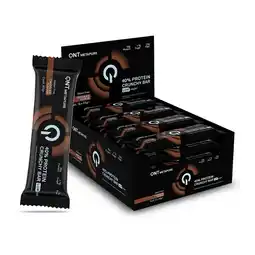 Decathlon QNT METAPURE - 40% Eiwit Crunchy Reep Suikerarm - Chocolade - 12 x 65g aanbieding