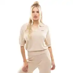 Decathlon Dames gebreide polo IBZ Versa Sand Beige aanbieding