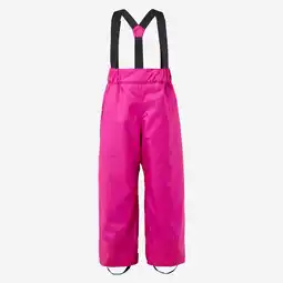 Decathlon Warme en waterdichte skibroek voor kinderen - 100 roze aanbieding