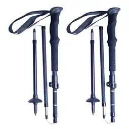 Decathlon GLEN 100% koolstof en aluminium wandelstokken aanbieding