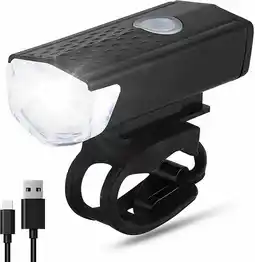 Decathlon Fietsverlichting USB Oplaadbaar - LED voorlicht aanbieding