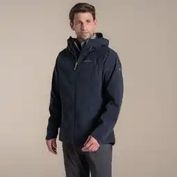 Decathlon Craghoppers Ponsa hardshell jas heren, AquaDry-membraan, navy aanbieding