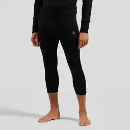 Decathlon ODLO Driekwarts Broek Active Warm ECO Sportshort ZWART L aanbieding