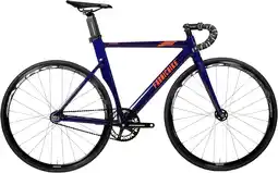 Decathlon Fixiefiets Aero Aluminium frame en carbon vork 28 – Indigo aanbieding