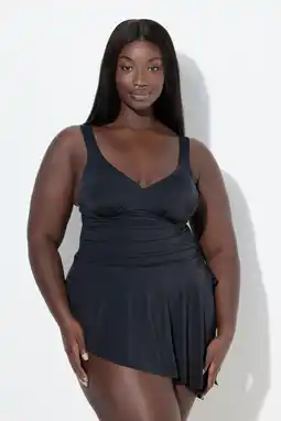 Decathlon Dames Badjurk gedrapeerd zachte cups geïntegreerd badpak aanbieding