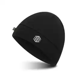 Decathlon Heren en Dames Fitness Hardloopmuts Helios Black Zwart aanbieding