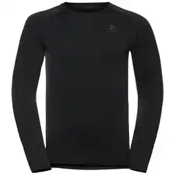 Decathlon ODLO Performance Warm Bl Top thermische herenlongsleeve met ronde hals aanbieding