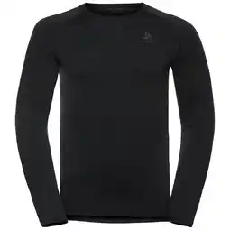 Decathlon ODLO Performance Warm Bl Top thermische herenlongsleeve met ronde hals aanbieding