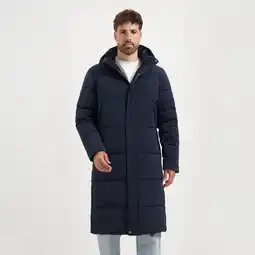 Decathlon Kalmar Heren - Puffer winterjas - Waterbestendig - Navy aanbieding