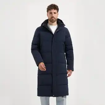 Decathlon Kalmar Heren - Puffer winterjas - Waterbestendig - Navy aanbieding