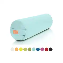 Decathlon Yoga Bolster - Licht Blauw - 65 x 20 cm - Yoga kussen - Rond aanbieding