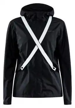 Decathlon Craft Core Bike Ride Hydro Lumen Waterproof Jacket Black Women aanbieding