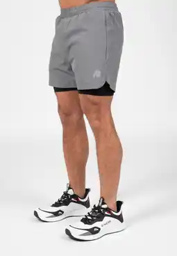 Decathlon Cortez 2-in-1 Shorts - Antraciet aanbieding