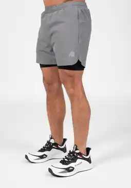 Decathlon Cortez 2-in-1 Shorts - Antraciet aanbieding