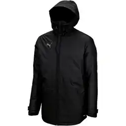 Decathlon Jasje Puma Teamfinal Parka Jacket, Zwart, Mannen aanbieding
