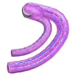 Decathlon Supacaz stuurlint voor fietsen - Prizmatik - Purple Haze + Ano Purple pluggen aanbieding