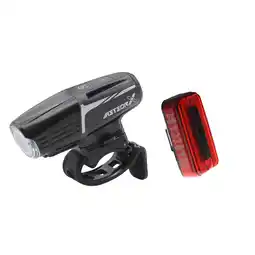 Decathlon Fietsverlichtingset voor en achter Moon Meteor-X Auto Arcturus aanbieding