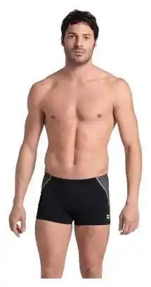 Decathlon Heren Arena Camo Kikko Zwemshort Zwart aanbieding