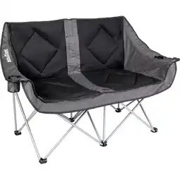 Decathlon Camping bank Action 3D dubbele lounge 2 persoons klapstoel 200 kg aanbieding
