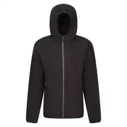 Decathlon Heren Navigate Full Zip Fleecejack (Zwart/Seal Grey) aanbieding