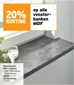 GAMMA MDF Leisteen aanbieding