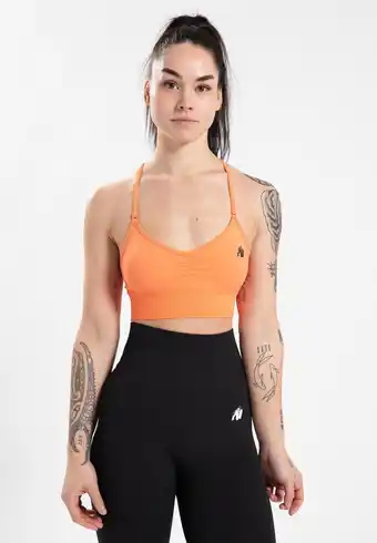 Decathlon Olivia Seamless Sports Bra - Peach aanbieding