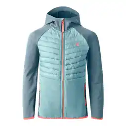 Decathlon Gewatteerde jas voor kinderen (Element Grijs/Aquifer) aanbieding