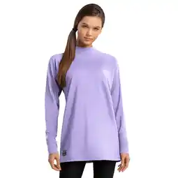 Decathlon Dames Wintersport thermisch ondershirt SLUSH-W Violet Lavendel aanbieding