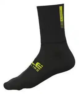 Decathlon Alé Aero Wintersokken Zwart Geel aanbieding