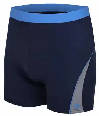 Decathlon Zwempak Zwemmen Heren Bokser, Donkerblauw aanbieding
