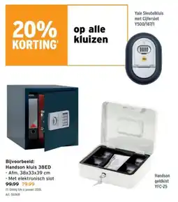 GAMMA Handson kluis 38ED aanbieding