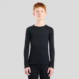 Decathlon Active Warm kids'-basislaagtop met lange mouwen ODLO aanbieding