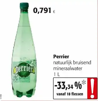 Colruyt Perrier natuurlijk bruisend mineraalwater 1L aanbieding