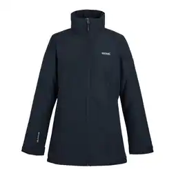 Decathlon Dames Tamlin geïsoleerde waterdichte jas (Marineblauw) aanbieding