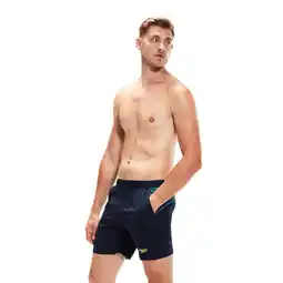 Decathlon Speedo Mens Sport Panel 16 Watershort True Navy/ Aquarium/ Chroma/ Spritz aanbieding