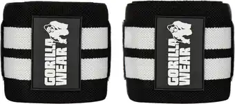Decathlon Elbow Wraps - Zwart/Wit - 120CM aanbieding