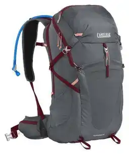 Decathlon Camelbak Fourteener 30L Women's Hiking Bag + 3L Water Pouch Grey/Bordeaux aanbieding