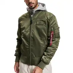 Decathlon Jack Alpha Industries Model Ma-1 D-tec Kleur Groen aanbieding