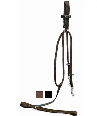 Decathlon Paardentuig van leer en nylon Tattini aanbieding