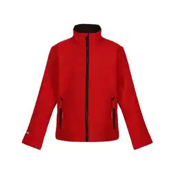 Decathlon Kinder/Kids Ablaze 2 Layer Soft Shell Jas (Klassiek rood/zwart) aanbieding