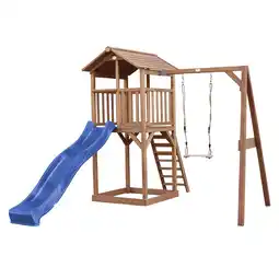 Decathlon Beach Tower Speeltoren, Glijbaan Blauw, Schommel/Zandbak aanbieding