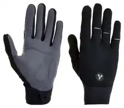 Decathlon Paar LeBram Glières lange handschoenen Zwart aanbieding