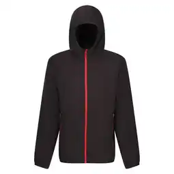 Decathlon Heren Navigate Full Zip Fleecejack (Zwart/Klassiek Rood) aanbieding